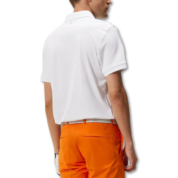 J.Lindeberg Tour Tech Slim Fit Golf Polo Light Gray - FW23