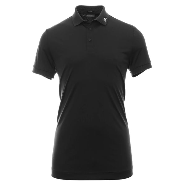 J.Lindeberg KV Regular Fit Golf Polo Black - FW23