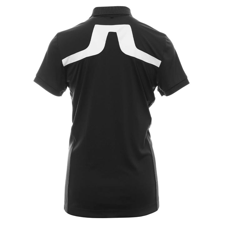J.Lindeberg KV Regular Fit Golf Polo Black - FW23