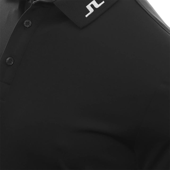 J.Lindeberg KV Regular Fit Golf Polo Black - FW23