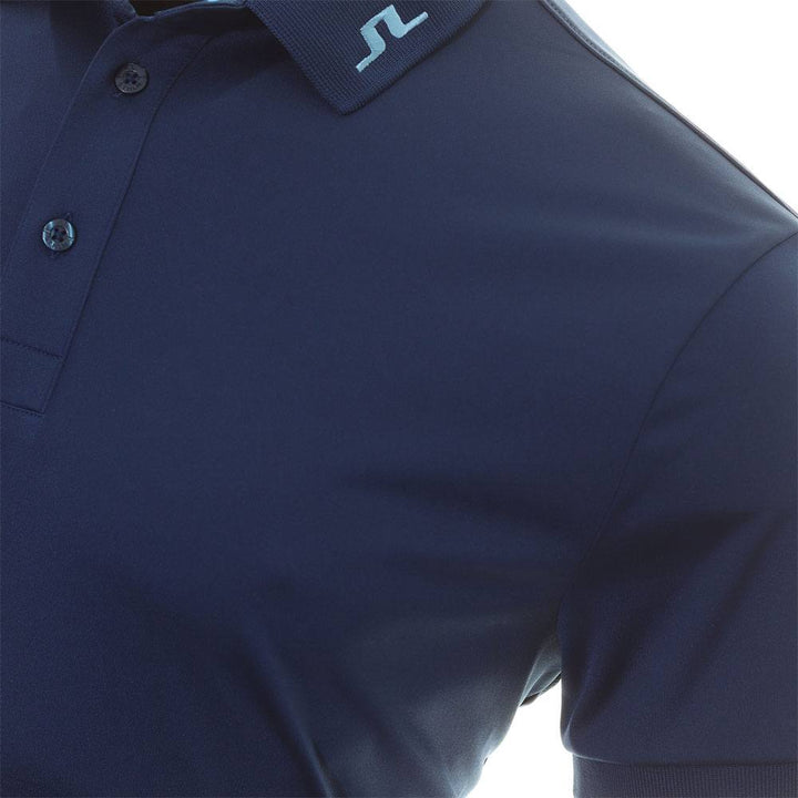 J.Lindeberg KV Regular Fit Golf Polo Estate Blue - FW23