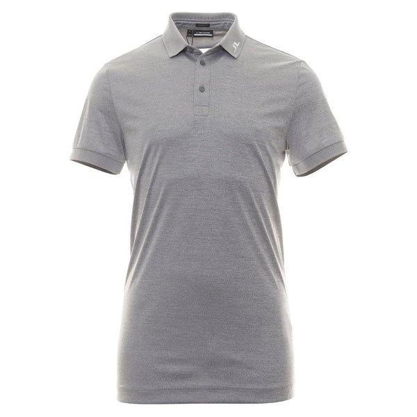J.Lindeberg KV Regular Fit Golf Polo Gray Melange - FW23