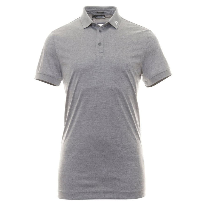 J.Lindeberg KV Regular Fit Golf Polo Gray Melange - FW23