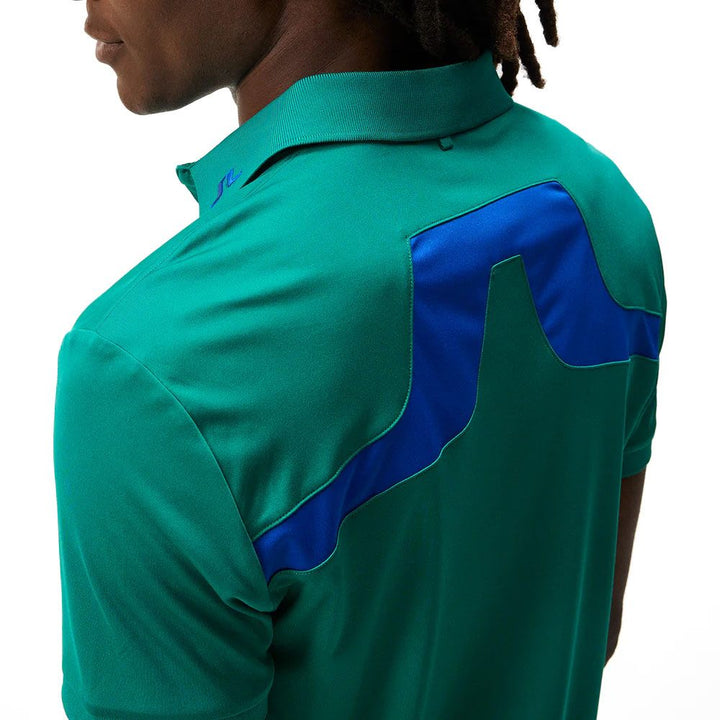 J.Lindeberg KV Regular Fit Golf Polo Proud Peacock - FW23