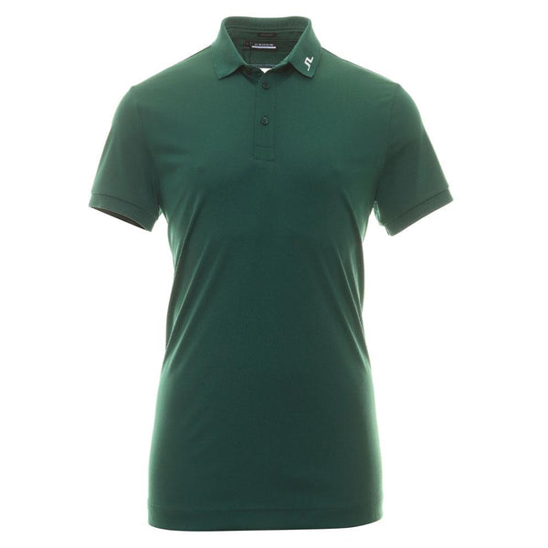 J.Lindeberg KV Regular Fit Golf Polo Rain Forest - FW23
