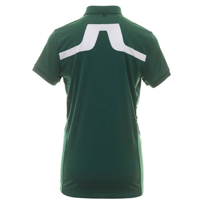 J.Lindeberg KV Regular Fit Golf Polo Rain Forest - FW23