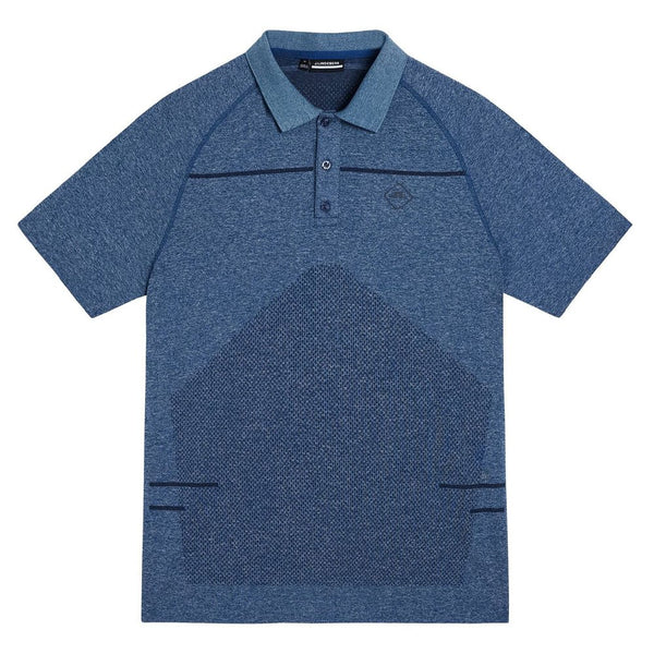 J.Lindeberg Jimmy Seamless Golf Polo Estate Blue - 23 Men