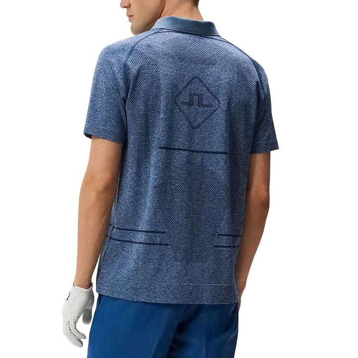 J.Lindeberg Jimmy Seamless Golf Polo Estate Blue - 23 Men