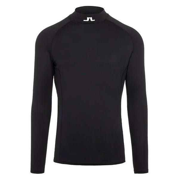 J.Lindeberg Aello Soft Compression Golf Baselayer Black - FW23