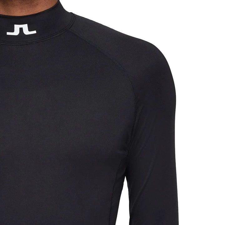 J.Lindeberg Aello Soft Compression Golf Baselayer Black - FW23