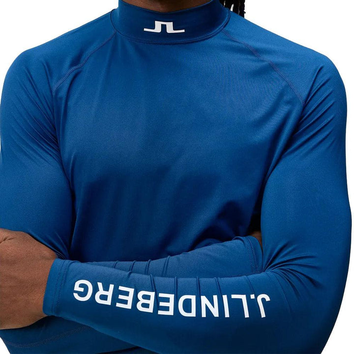 J.Lindeberg Aello Soft Compression Golf Baselayer Estate Blue - FW23