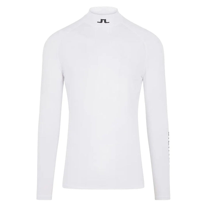 J.Lindeberg Aello Soft Compression Golf Baselayer White - FW23