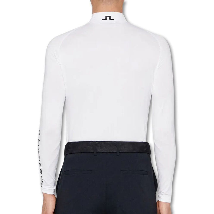 J.Lindeberg Aello Soft Compression Golf Baselayer White - FW23