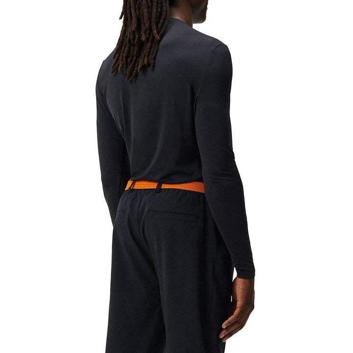 J.Lindeberg Thor Longsleeve Golf Baselayer Black - FW23