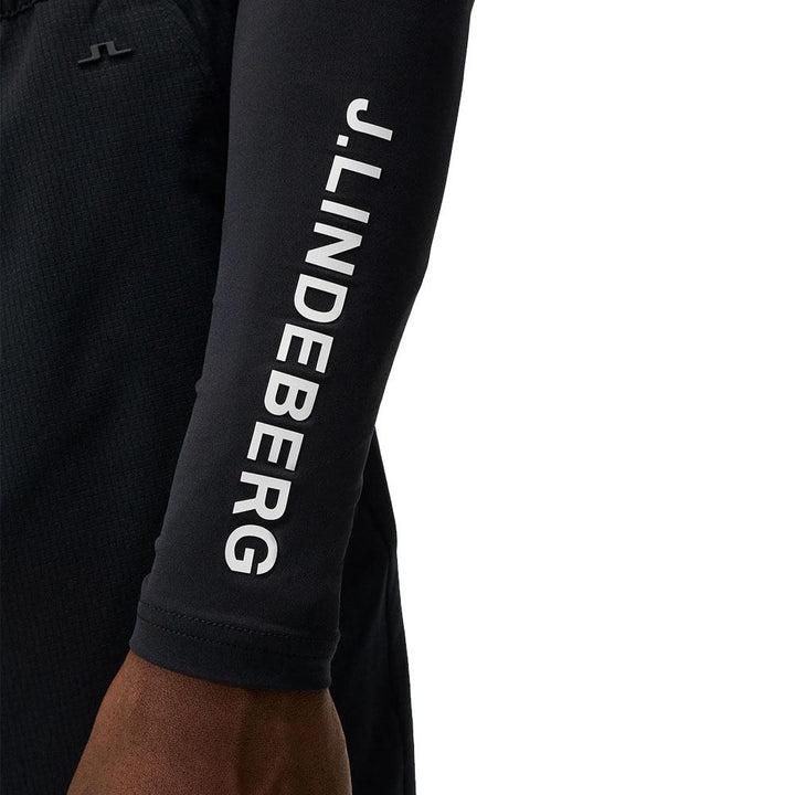 J.Lindeberg Thor Longsleeve Golf Baselayer Black - FW23