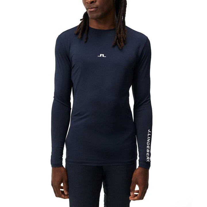 J.Lindeberg Thor Longsleeve Golf Baselayer JL Navy - FW23