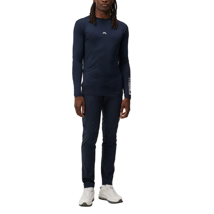 J.Lindeberg Thor Longsleeve Golf Baselayer JL Navy - FW23