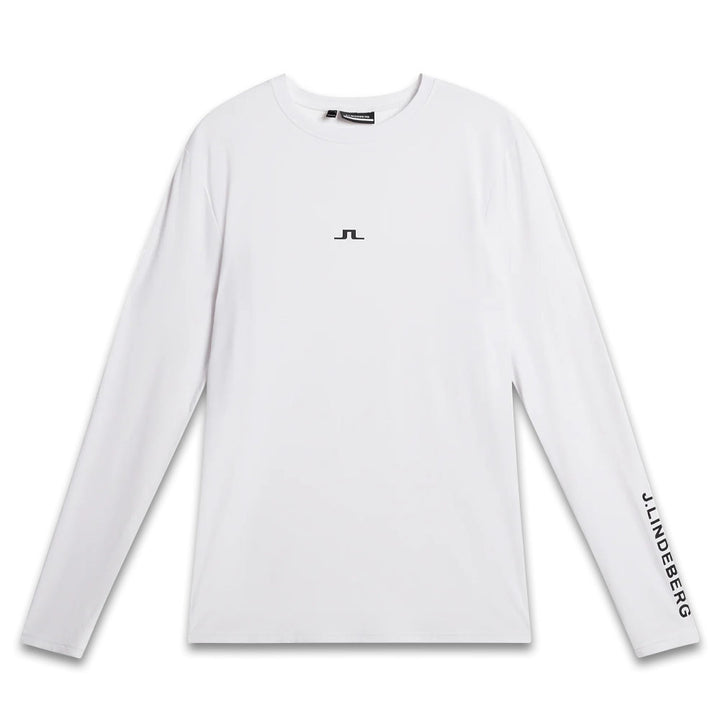J.Lindeberg Thor Longsleeve Golf Baselayer White - FW23