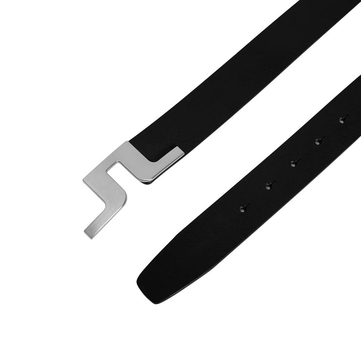 J.Lindeberg Bridger Leather Golf Belt Black - FW23 Men