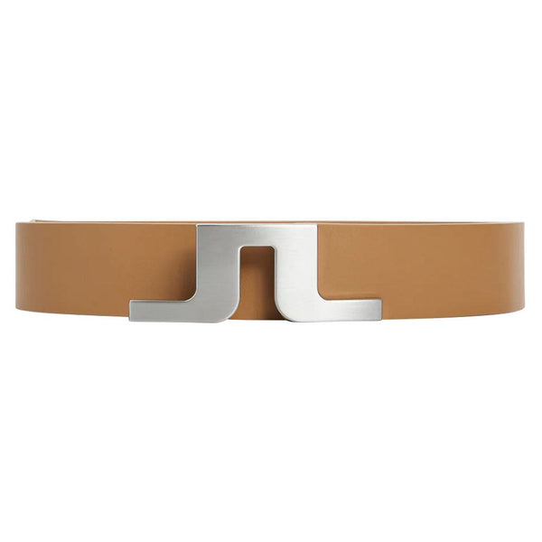 J.Lindeberg Bridger Leather Golf Belt Chipmunk - FW23 Men