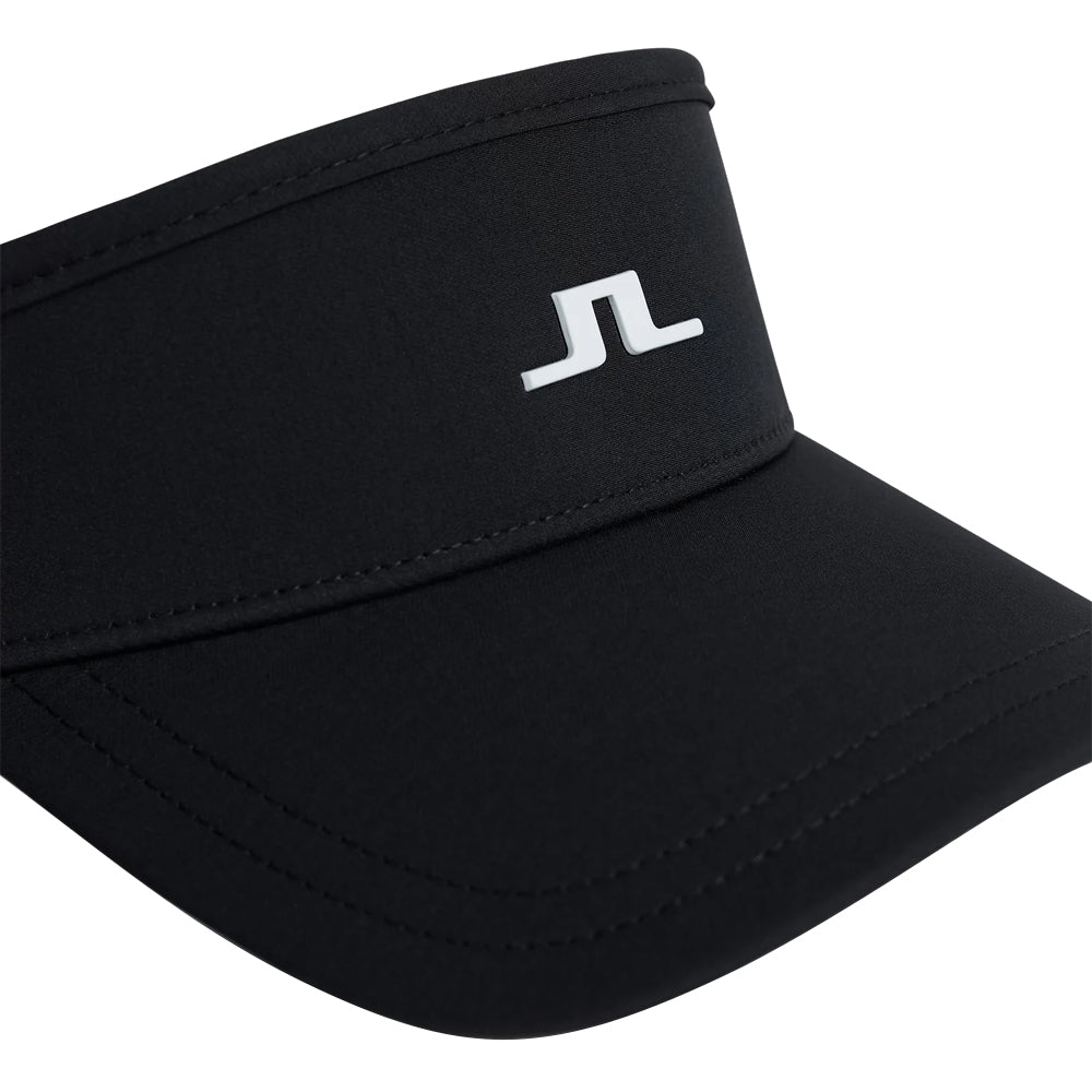 J.Lindeberg Yada Golf Visor Black - FW23 Women