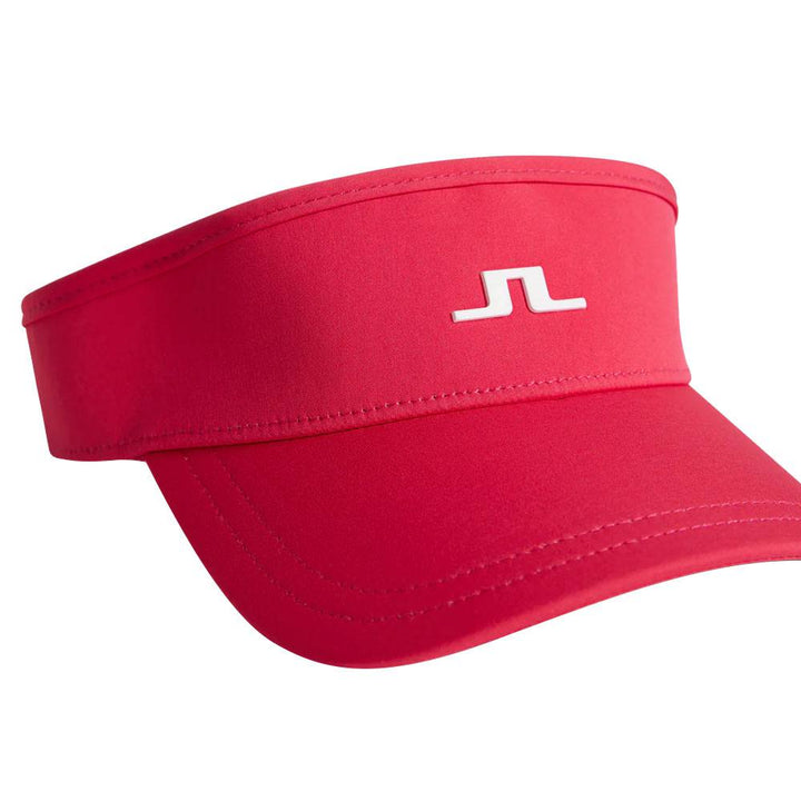J.Lindeberg Yada Golf Visor Rose Red - FW23 Women