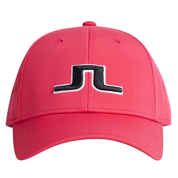 J.Lindeberg Anga Golf Cap Rose Red - FW23 Women