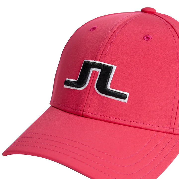 J.Lindeberg Anga Golf Cap Rose Red - FW23 Women