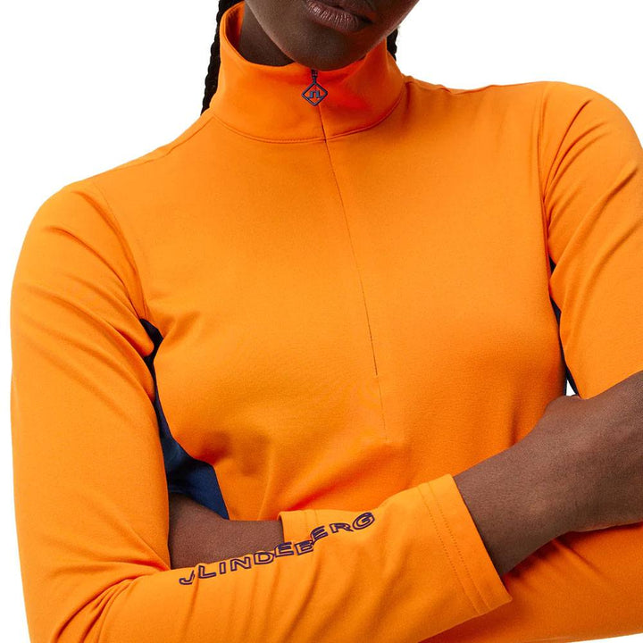 J.Lindeberg Coockies Mid Layer Golf Pullover Exuberance - FW23 Women