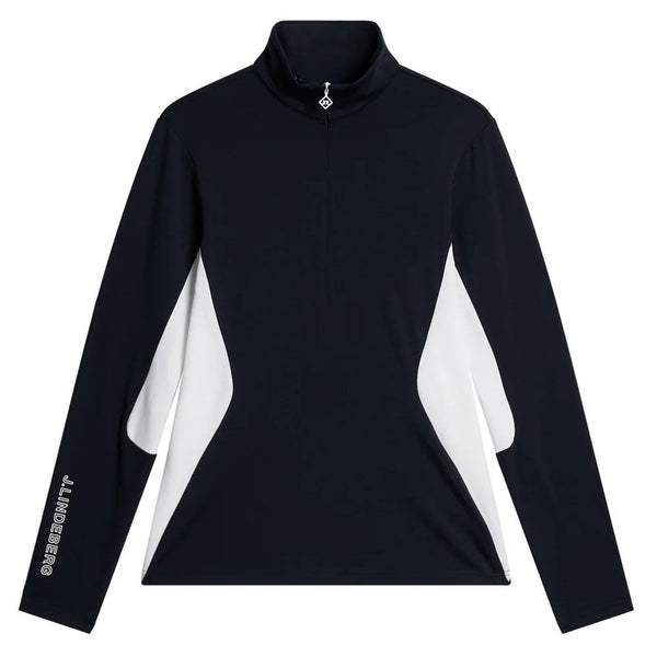J.Lindeberg Coockies Mid Layer Golf Pullover JL Navy - FW23 Women