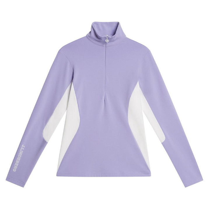 J.Lindeberg Coockies Mid Layer Golf Pullover Sweet Lavender - FW23 Women