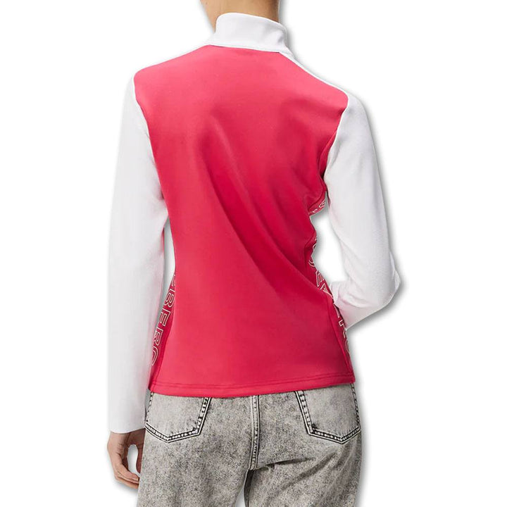 J.Lindeberg Solar Full Zip Mid Layer Golf Jacket White - FW23 Women