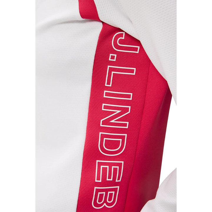 J.Lindeberg Solar Full Zip Mid Layer Golf Jacket White - FW23 Women