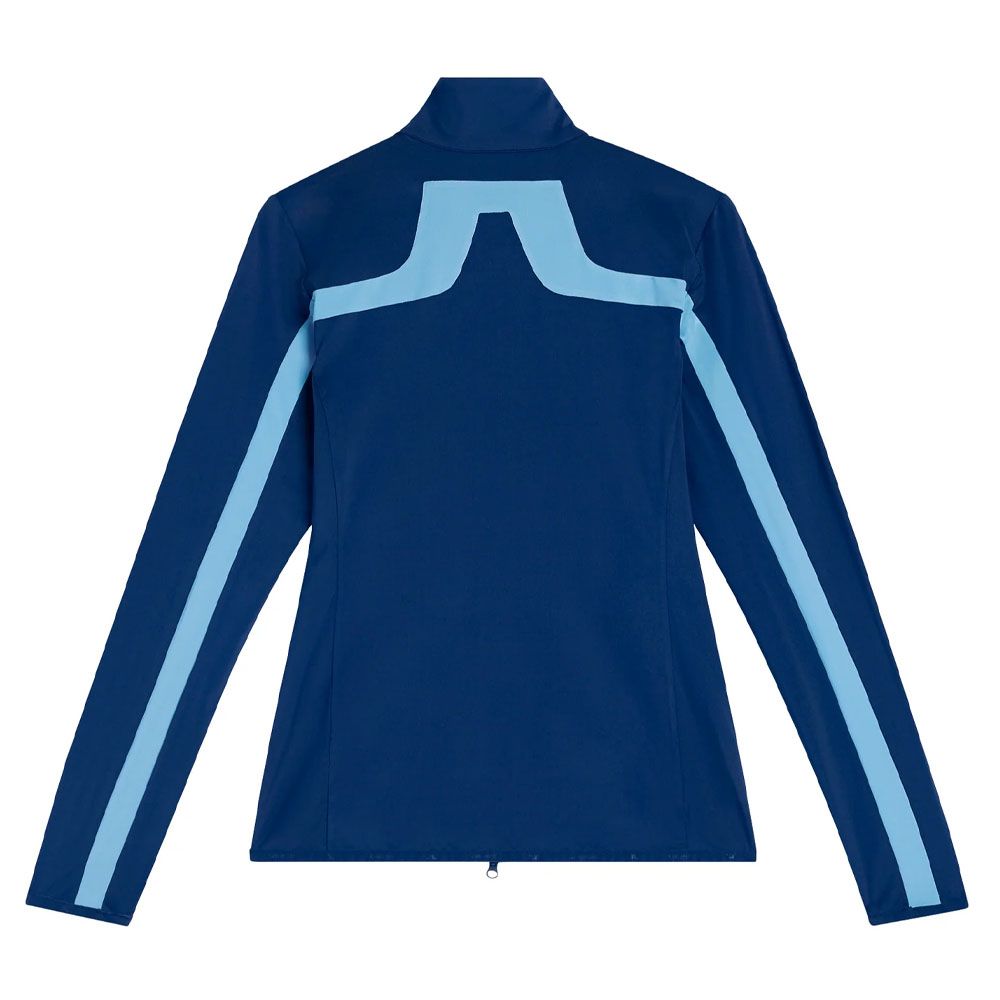 J.Lindeberg Seasonal Janice Mid Layer Golf Jacket Estate Blue - FW23 Women