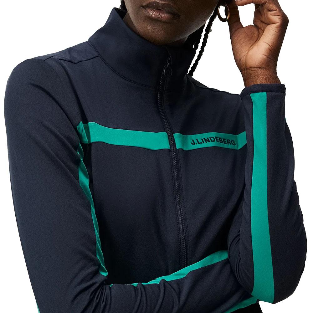 J.Lindeberg Seasonal Janice Mid Layer Golf Jacket JL Navy - FW23 Women
