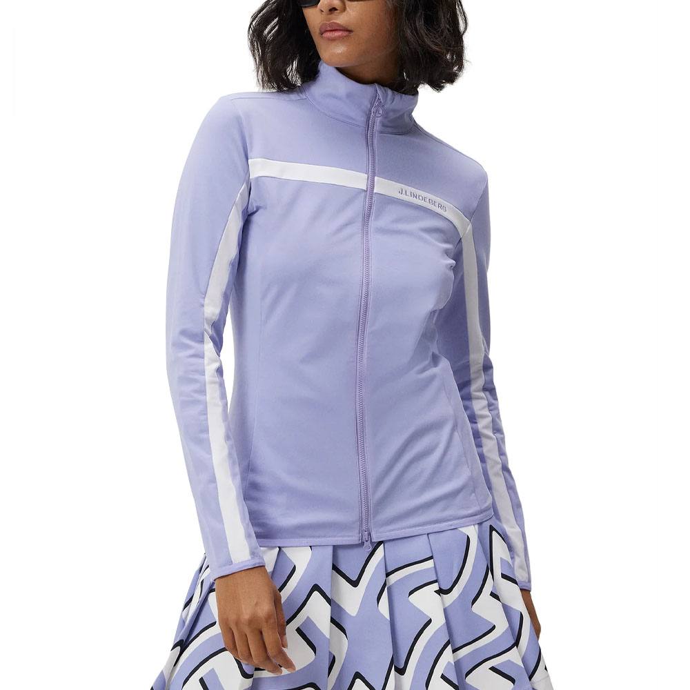 J.Lindeberg Seasonal Janice Mid Layer Golf Jacket Sweet Lavender