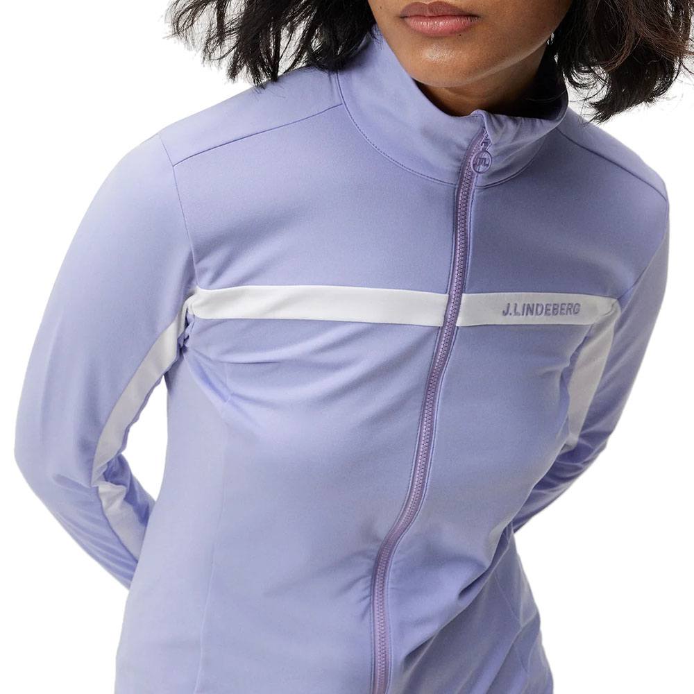 J.Lindeberg Seasonal Janice Mid Layer Golf Jacket Sweet Lavender