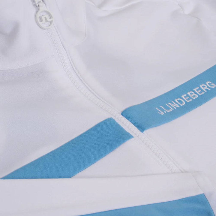 J.Lindeberg Seasonal Janice Mid Layer Golf Jacket White - FW23 Women
