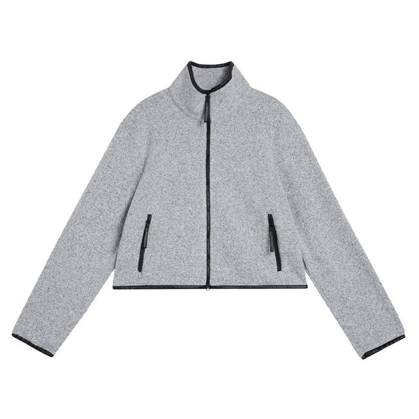 J.Lindeberg Cirque Golf Jacket Light Gray Melange - FW23 Women