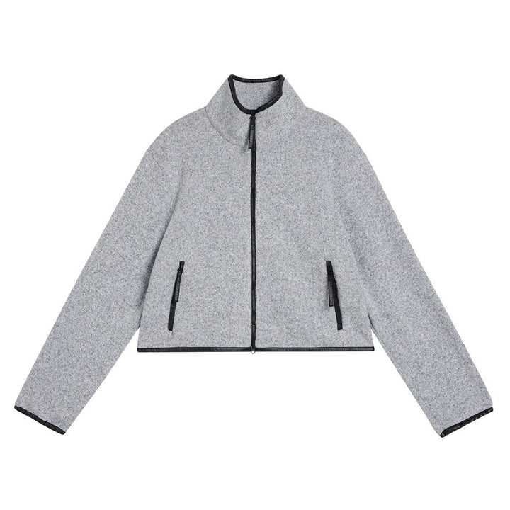 J.Lindeberg Cirque Golf Jacket Light Gray Melange - FW23 Women