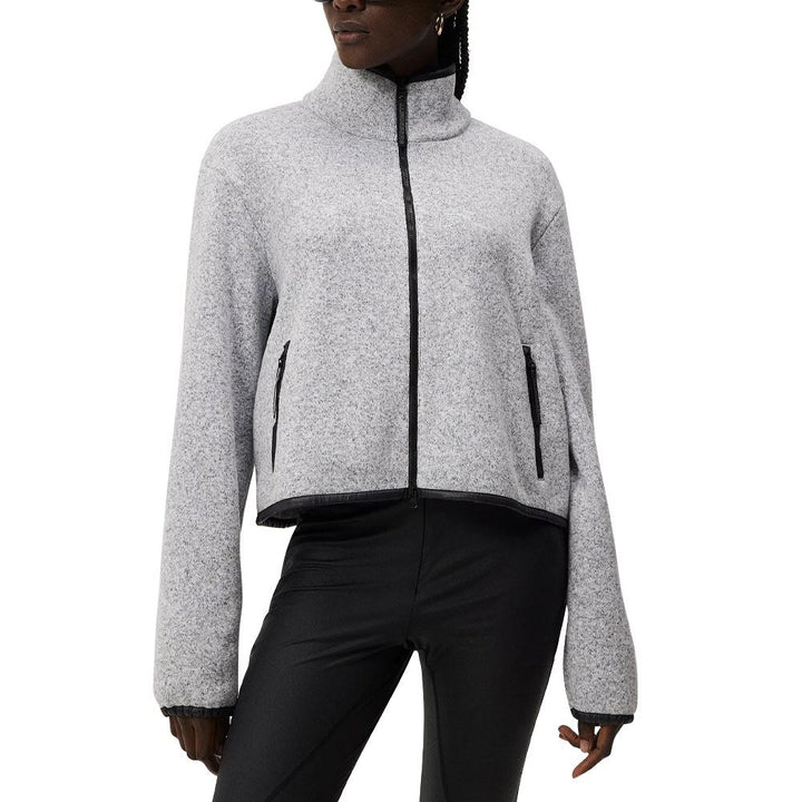 J.Lindeberg Cirque Golf Jacket Light Gray Melange - FW23 Women