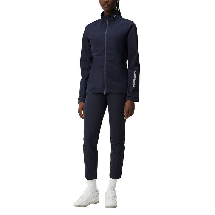 J.Lindeberg Evertine Padded Rain Golf Jacket JL Navy - FW23 Women