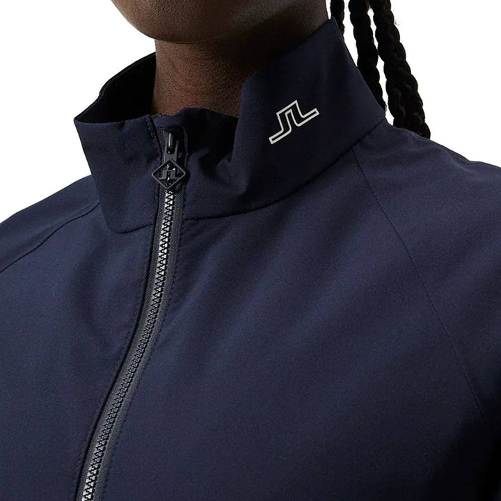 J.Lindeberg Evertine Padded Rain Golf Jacket JL Navy - FW23 Women