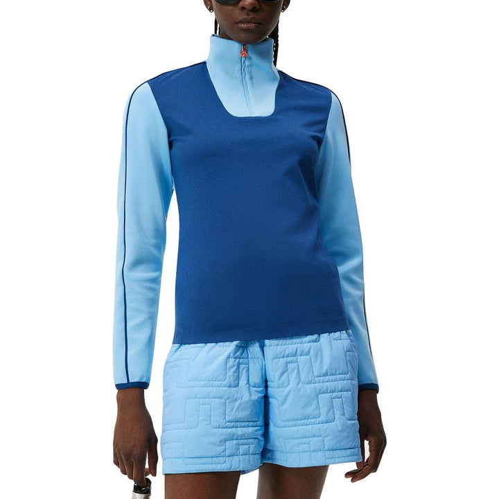 J.Lindeberg Sunnyside Mid Layer Golf Jacket Estate Blue - 23 Women
