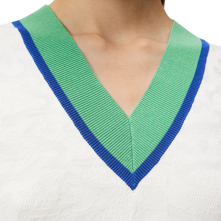 J.Lindeberg Barbados Knitted Golf Vest White - FW23 Women