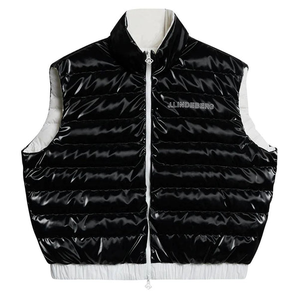 J.Lindeberg Isla Reversible Golf Vest Black - FW23 Women