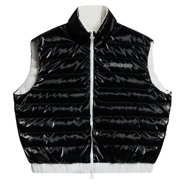 J.Lindeberg Isla Reversible Golf Vest Black - FW23 Women