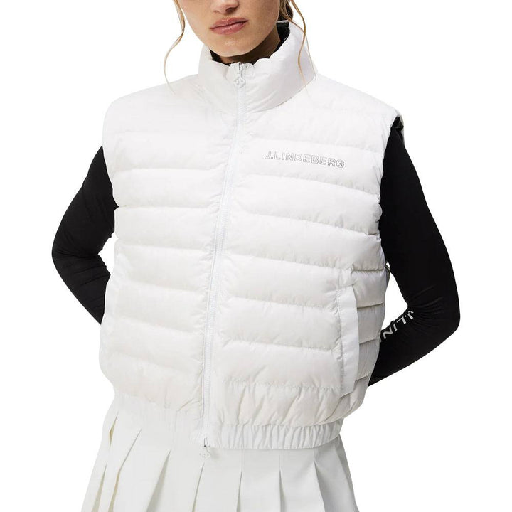 J.Lindeberg Isla Reversible Golf Vest Black - FW23 Women