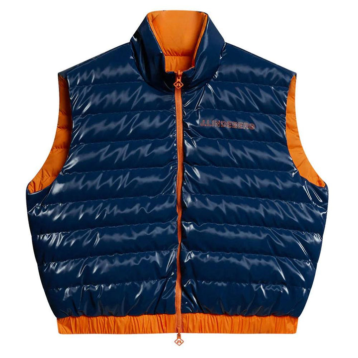 J.Lindeberg Isla Reversible Golf Vest Estate Blue - FW23 Women