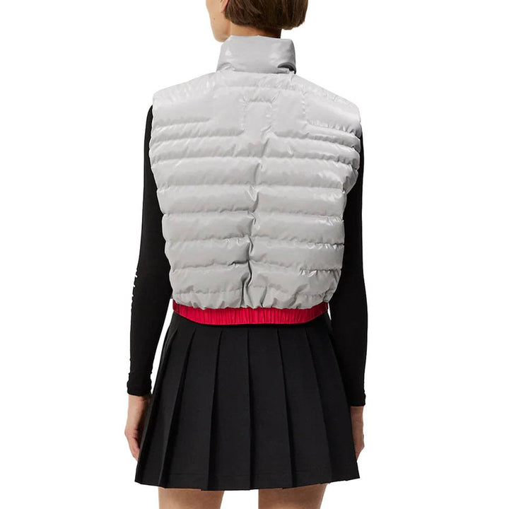 J.Lindeberg Isla Reversible Golf Vest Silver - FW23 Women